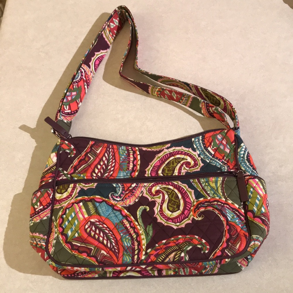 Vera Bradley On The Go Crossbody Bag Beautiful FALL Colors 🍁🍂🎃 - Picture 10 of 11
